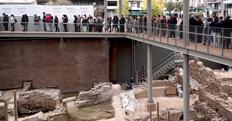 Grèce. Thessalonique : sous le métro, l’histoire 6 Fouille archéologiques métro thessalonique. © Elliniko Metro