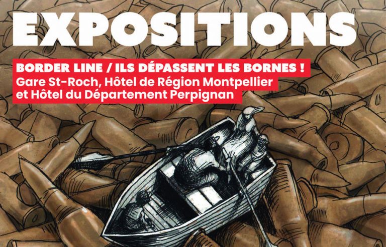 Montpellier. Les dessinateurs de presse s’expriment en gare de Saint-Roch 6 Exposition borderline gare montpelier Saint Roch Dessins de presse