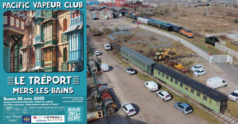 Au dépôt du Pacific Vapeur Club (à g.) à Sotteville-lès-Rouen, les petits travaux se suivent et ne se ressemblent pas… Ici, les bénévoles Grégory, Stéphane et Antoine (à dr.) remplacent une vitre du B4D, une des voitures historiques préservées par l’association.