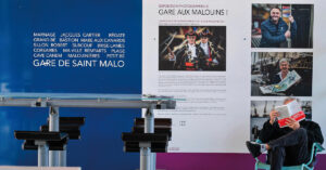 Les Malouins se dévoilent en en gare .