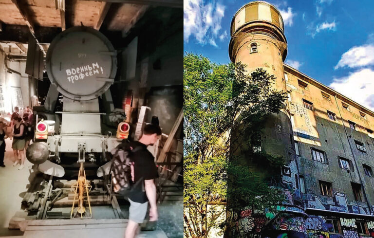 Art et mémoire. Une locomotive de la Seconde Guerre mondiale emmurée dans Paris 20 La locomotive Ty2 que Jean-Pierre Frouin a fait rapatrier de la Pologne à Paris. Les anciens Frigos dans le XIIIᵉ arrondissement, quai de la Gare, où se trouve l'atelier de l'artiste.