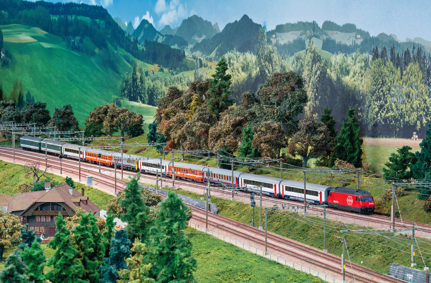 Modélisme. En Suisse, pleins feux sur l'Eurocity Vauban 1 La maquette de l’Eurocity 90/91 Vauban qui sera présentée à la Fondation Kaeserberg en mars prochain.