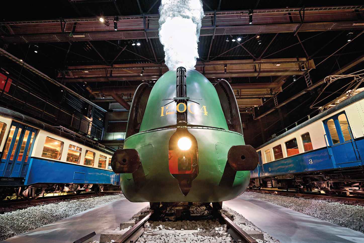 Belgique. TrainWorld participe au concours « Chef-d'œuvre de l'année » 1 La belle "Type 12", exposée à TrainWorld