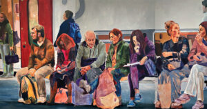 Belgique. La SNCB fête ses 100 ans avec un concours artistique national 2 « Quai numéro 4 », le projet de peinture murale a remporté le premier prix de sa catégorie "fresques murales".