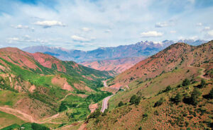 Paysage en Ouzbékistan.