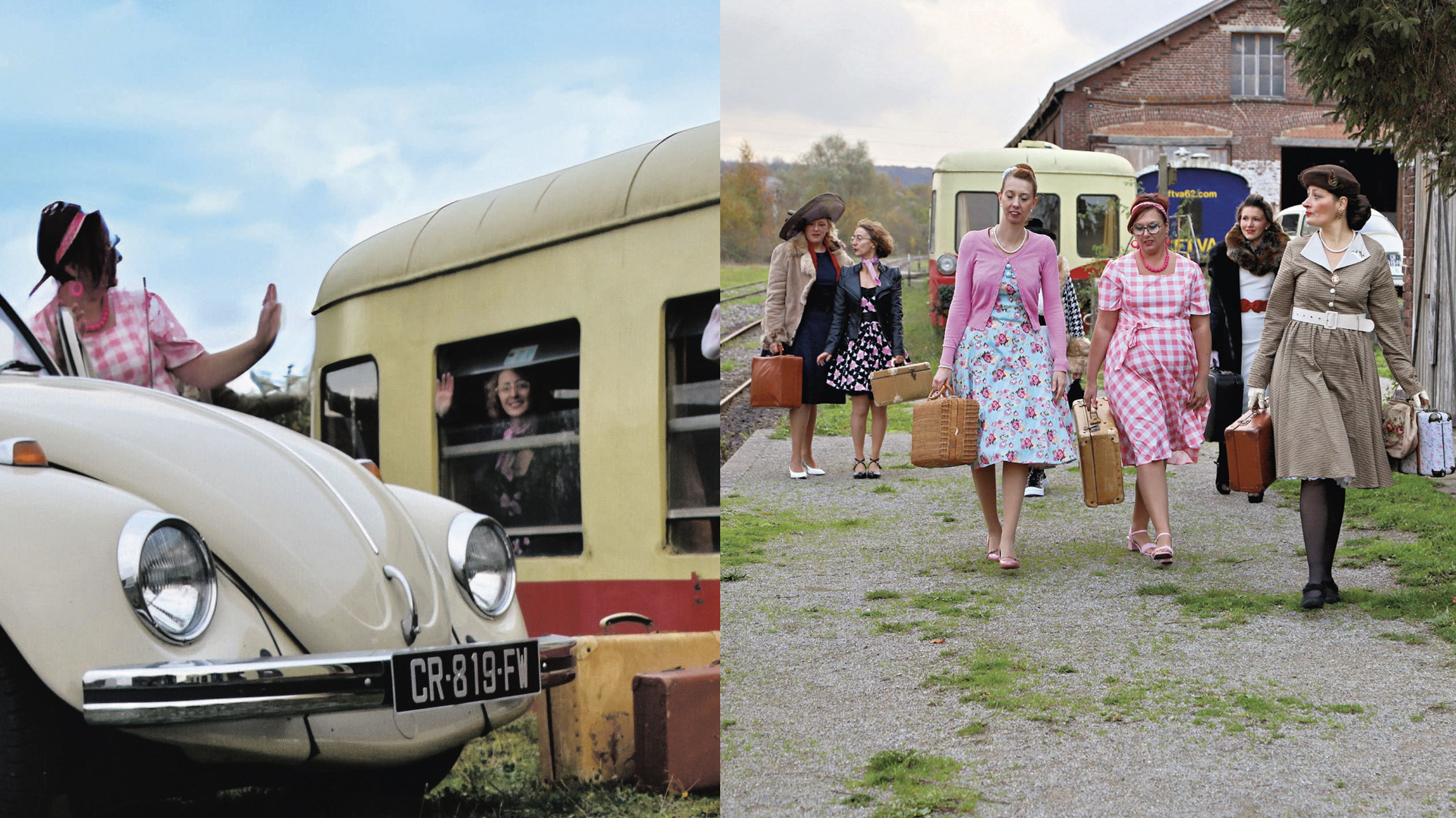 Patrimoine. Dans le Pas-de-Calais, retour dans les années 1950 avec le Festivallée 1 Robes vichy, chignons et bijoux fantaisie seront de mise pour les femmes de l’association Inclusiv’pinup, qui participera au Festivallée. ©