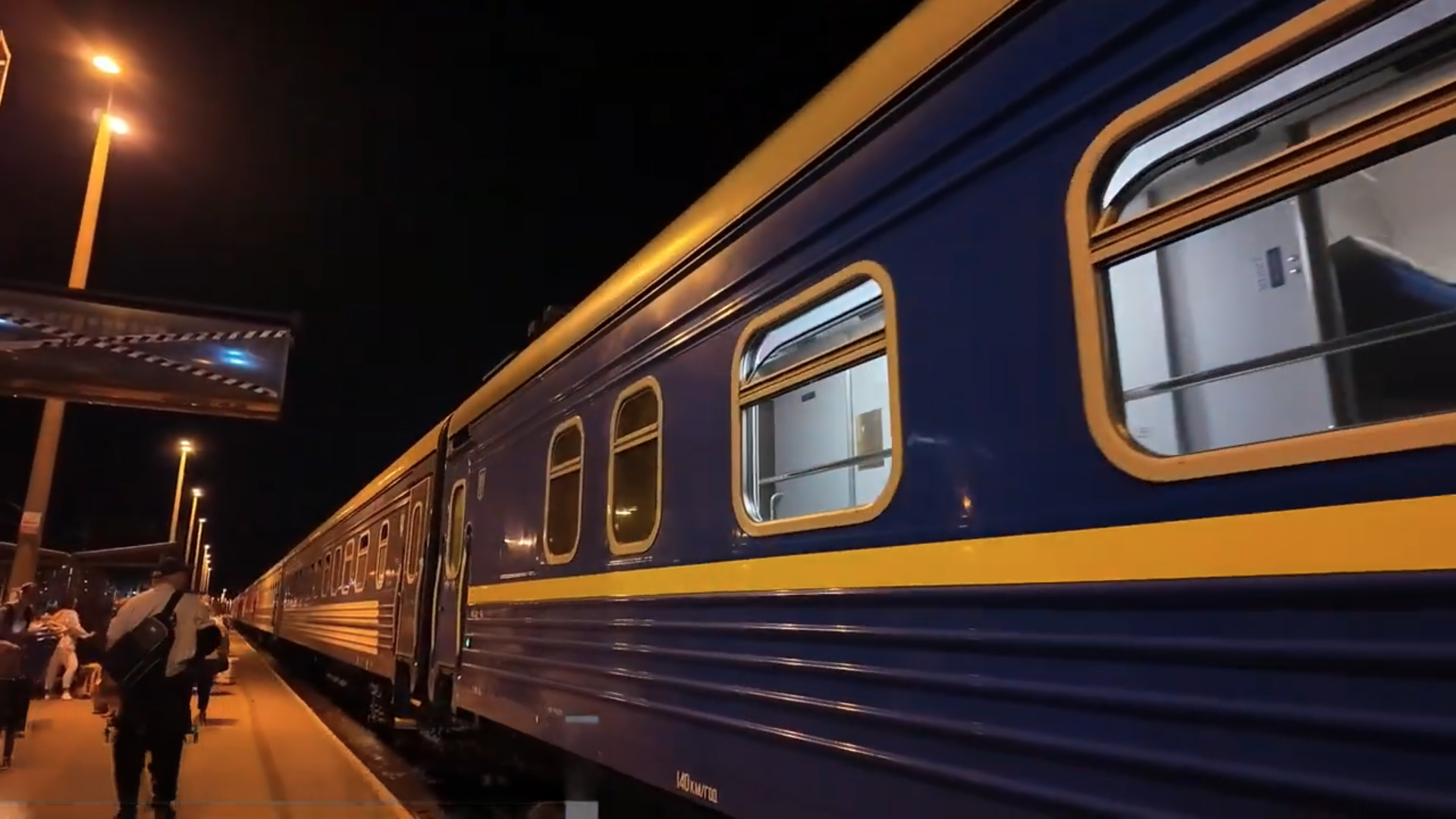 Ukraine : 30 millions de passagers sous le feu russe 2 Train de nuit Kiev Ukraine