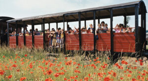Dans l’Eure, le CFVE emmène ses passagers faire une balade dépaysante dans la campagne. © Patrick Bourden