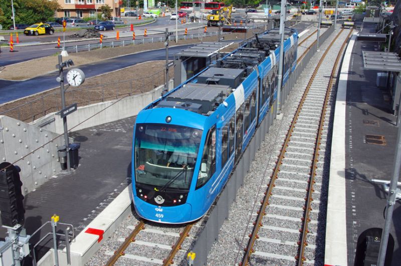 Suède : Achèvement du tram « transversal » au nord-ouest de Stockholm 1 Suède : Achèvement du tram « transversal » au nord-ouest de Stockholm