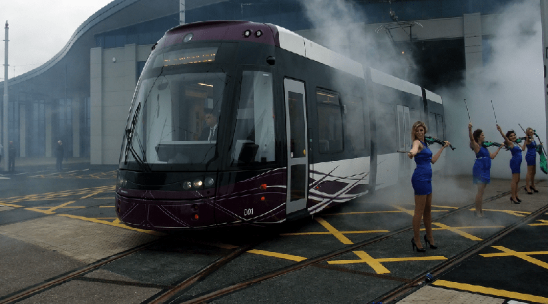 Le Flexity 2 présenté à Blackpool 1 Le Flexity 2 présenté à Blackpool