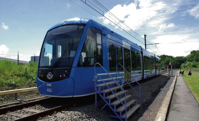 Essais en France d’un tram espagnol pour la Suède 4 Essais en France d’un tram espagnol pour la Suède