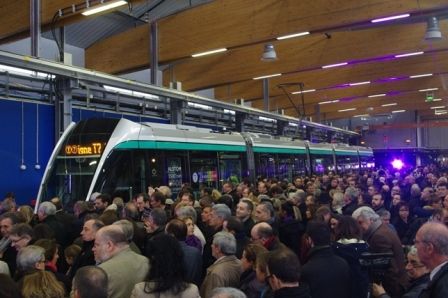 Le T7 inauguré avec le 1 500e Citadis 3 Le T7 inauguré avec le 1 500e Citadis