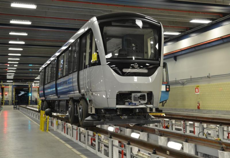 Métro de Montréal : livraison des voitures Azur 1 Métro de Montréal : livraison des voitures Azur