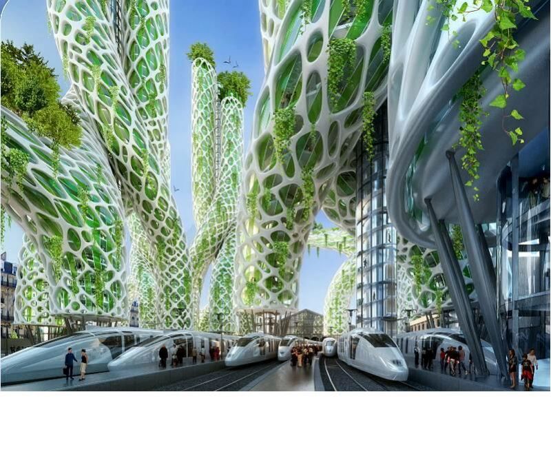 Paris : Des tours vertes et des fermes… en 2050 2 Paris : Des tours vertes et des fermes… en 2050