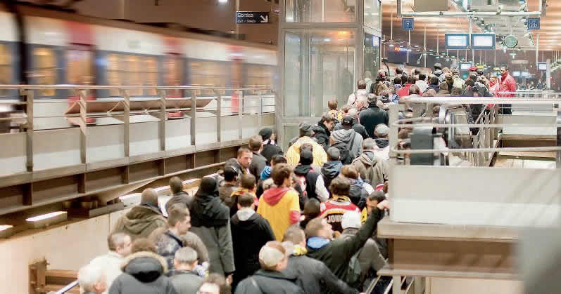 Stade de France. Des gares éloignées pour étaler les flux 7 Stade de France. Des gares éloignées pour étaler les flux