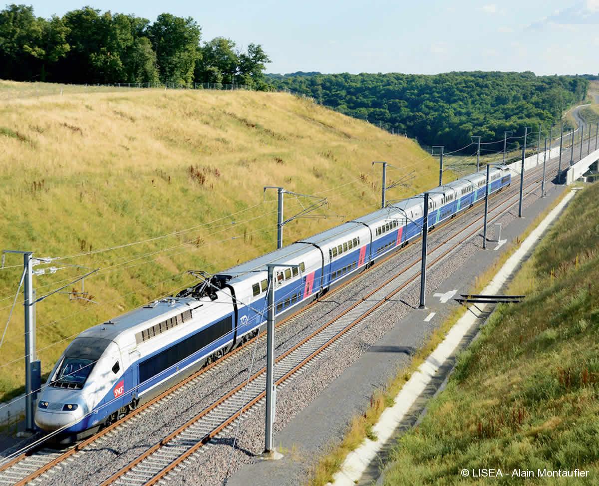 Grande vitesse. Place aux essais sur BPL et SEA 14 © LISEA - Alain Montaufier