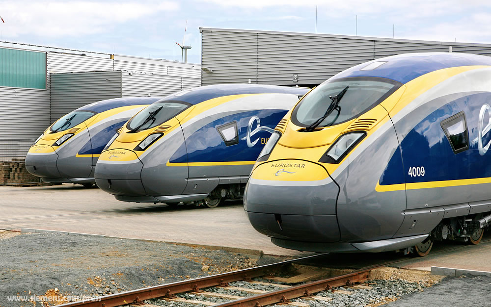 Eurostar à la casse sur ligne fermée 4 Eurostar à la casse sur ligne fermée