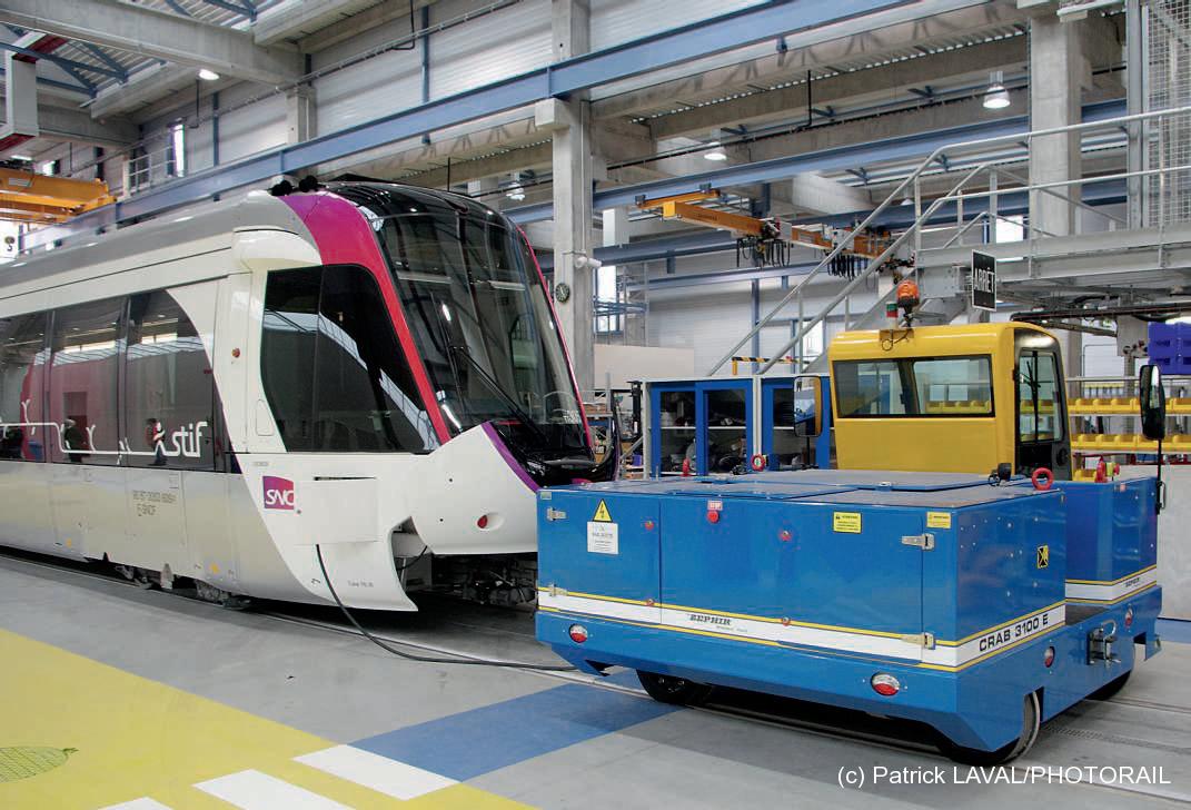 ÃŽle-de-France. Un nouveau technicentre pour le Tram 11 Express 6 (c) Patrick LAVAL/PHOTORAIL