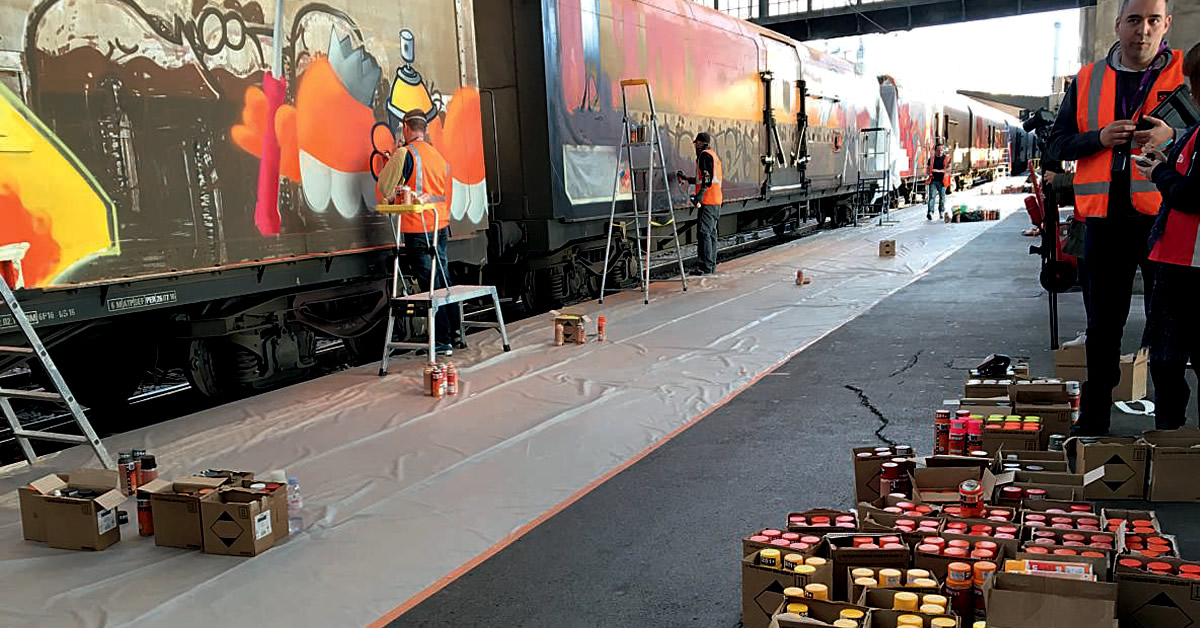 Street art Le train de fret le plus beau de France ? 6 Street art Le train de fret le plus beau de France ?