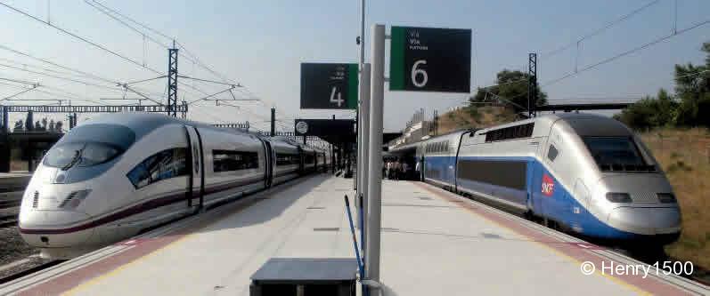 France - Espagne. SNCF Réseau et Adif prennent le relais de TP Ferro 12 © Henry1500