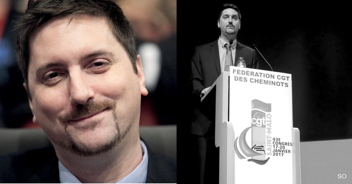 Laurent Brun, la Carte jeunes de la CGT-Cheminots 18 SO