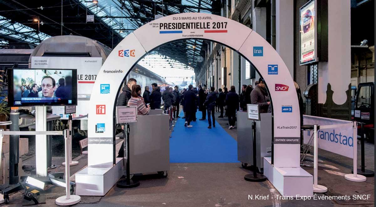 Train de la Présidentielle : les dessous du lien entre politique et médias 12 N.Krief - Trains Expo Événements SNCF