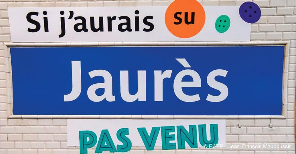 La RATP détourne avec humour le nom de ses stations 1 © RATP - Jean-François Mauboussin