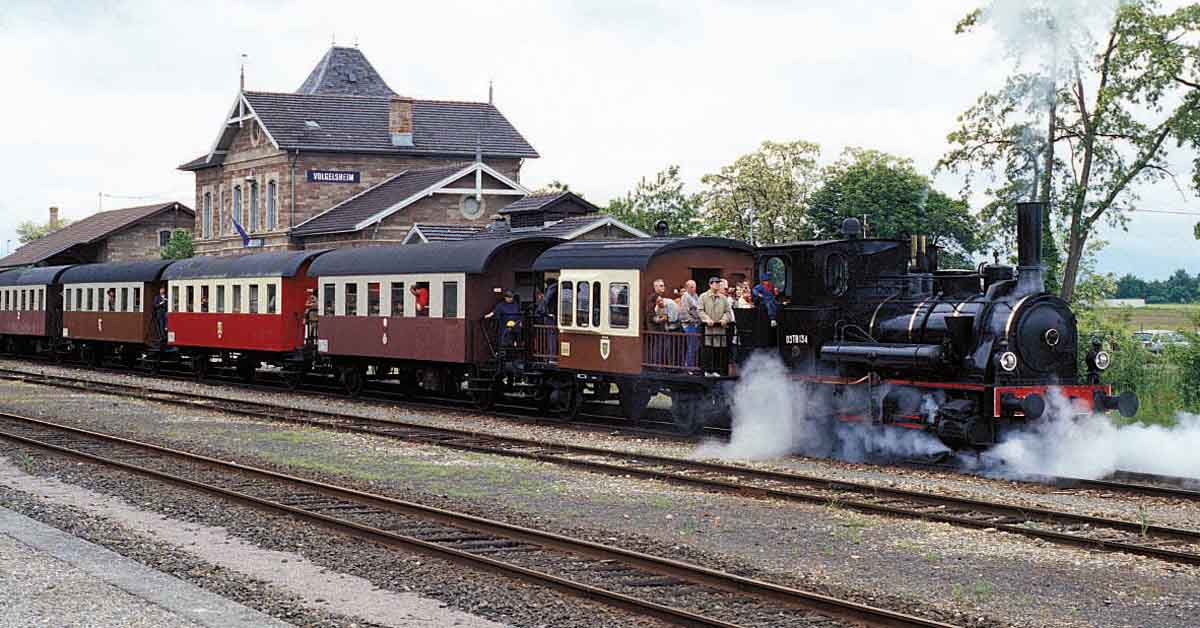 TV. Neuf-Brisach et le Chemin de fer touristique du Rhin 1 © DR