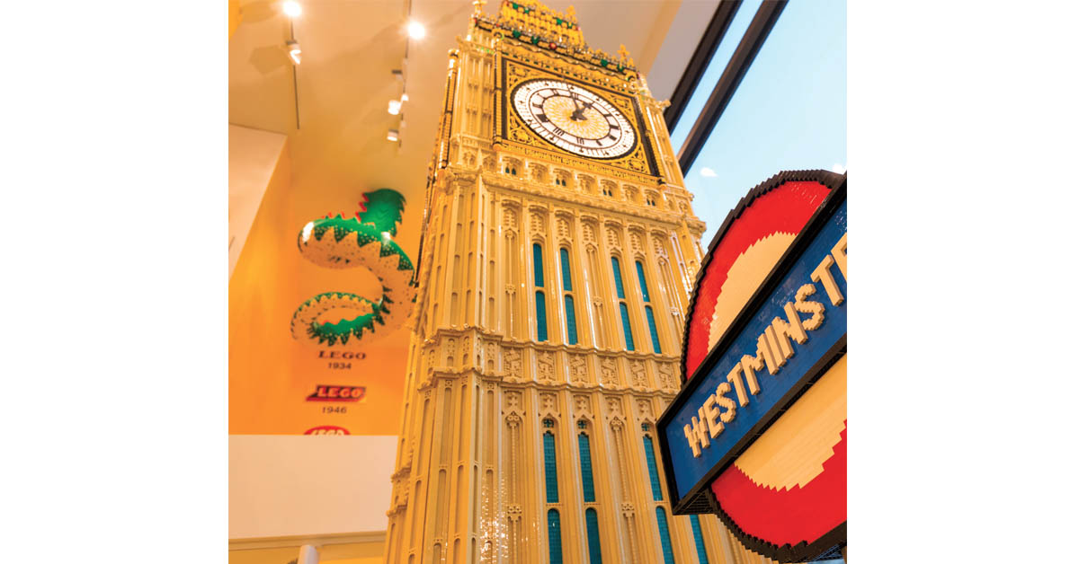 Grande-Bretagne. Le Roundel en Lego 1 Grande-Bretagne. Le Roundel en Lego