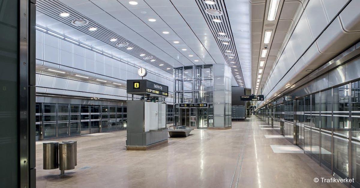 Suède. Enfin un tunnel pour le RER de Stockholm 6 © Trafikverket