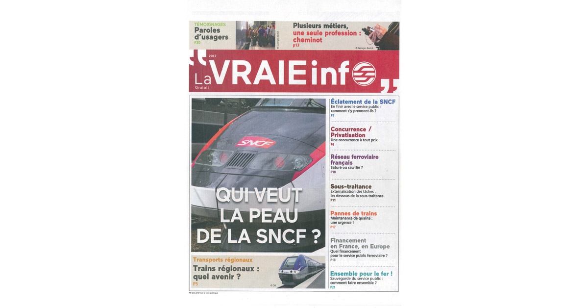 CGT Cheminots. La bataille de l’info 1 CGT Cheminots. La bataille de l’info