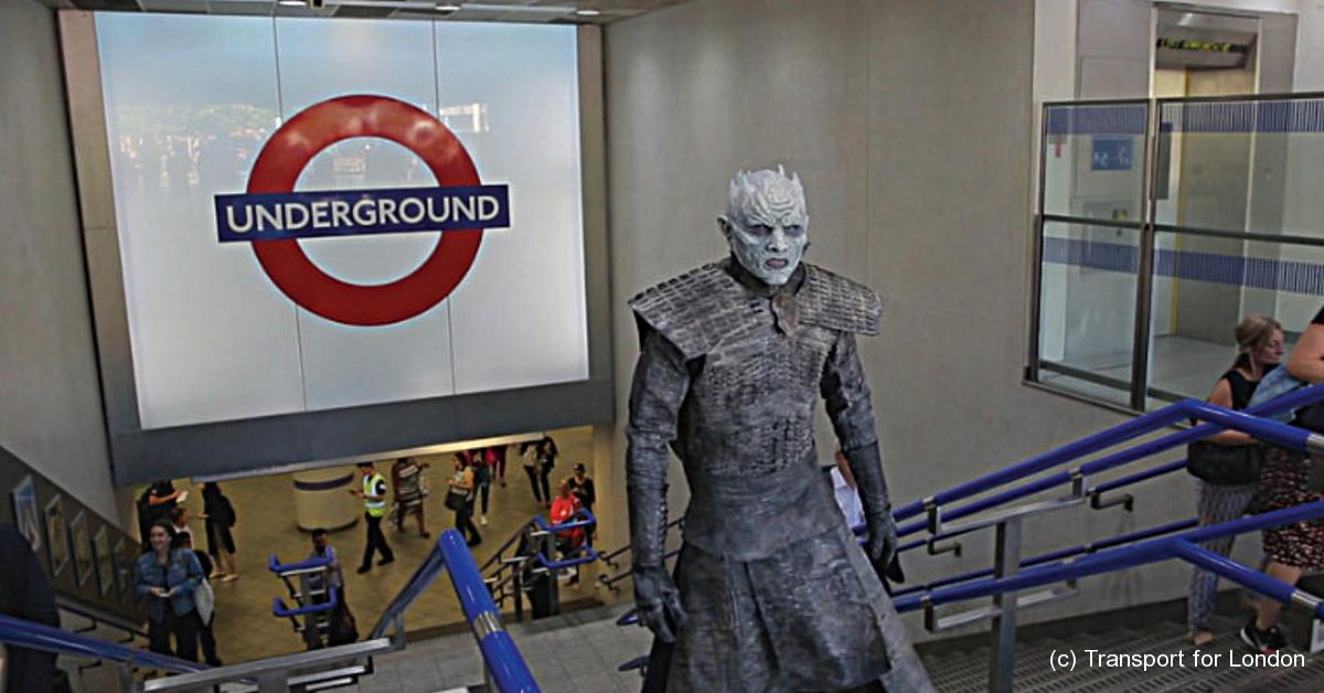 Game of Thrones, la série culte prend le métro 1 (c) Transport for London