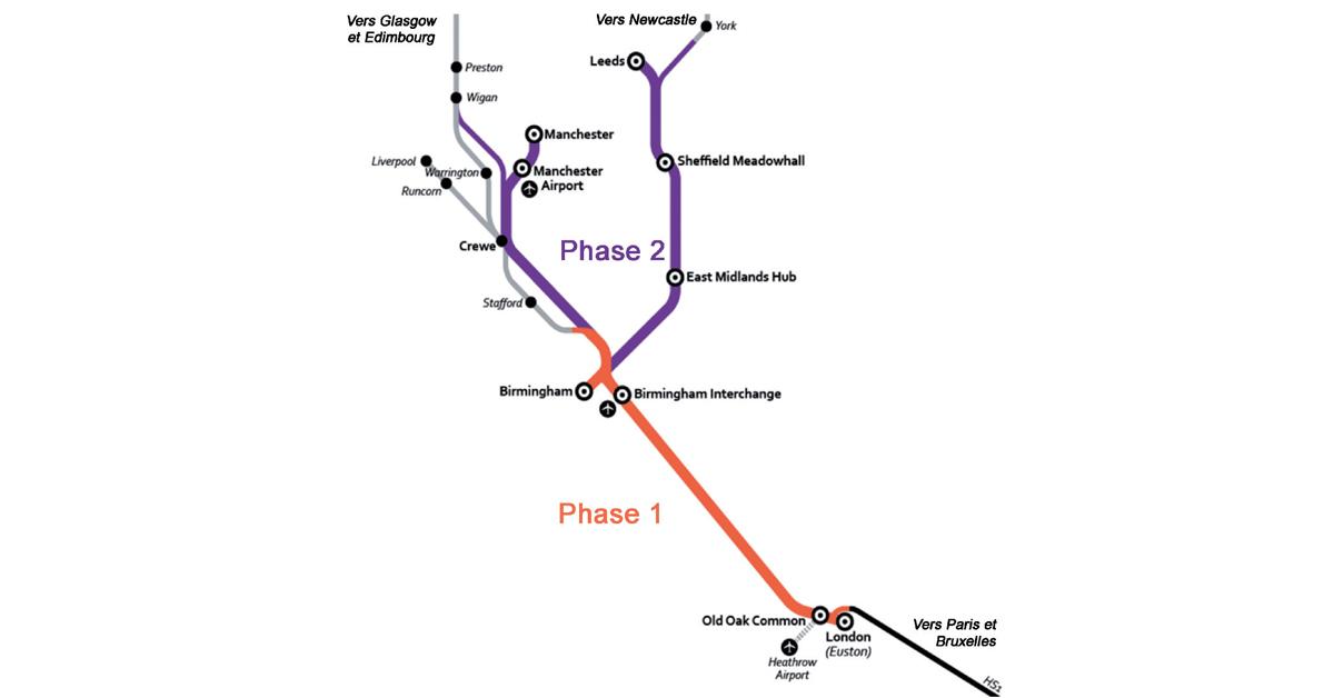 Grande-Bretagne. Le BTP français dans cinq des sept lots de la HS2 12 (c) DR