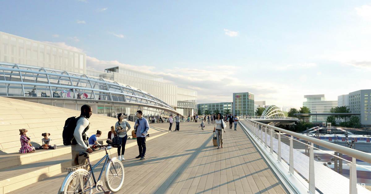 Saint-Denis : un pont suspendu… à la décision sur les Jeux 1 DR