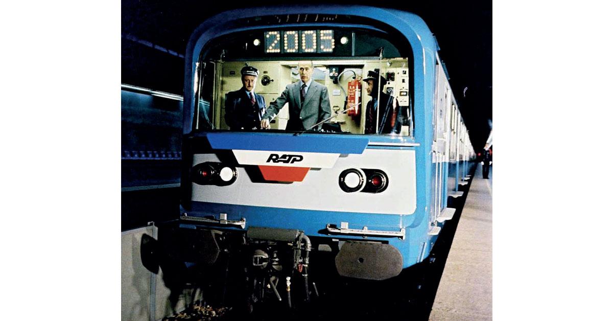 Il y a 40 ans. Giscard inaugure le RER 1 © RATP/G. Gaillard