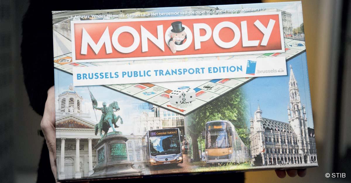 Bruxelles. Le Monopoly version STIB 6 © STIB