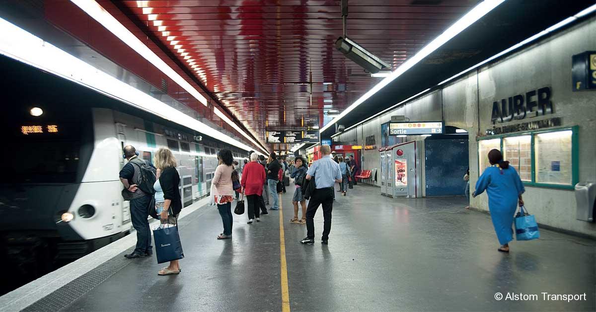 Île-de-France. Des horaires plus robustes pour les lignes A, J et L 1 © Alstom Transport