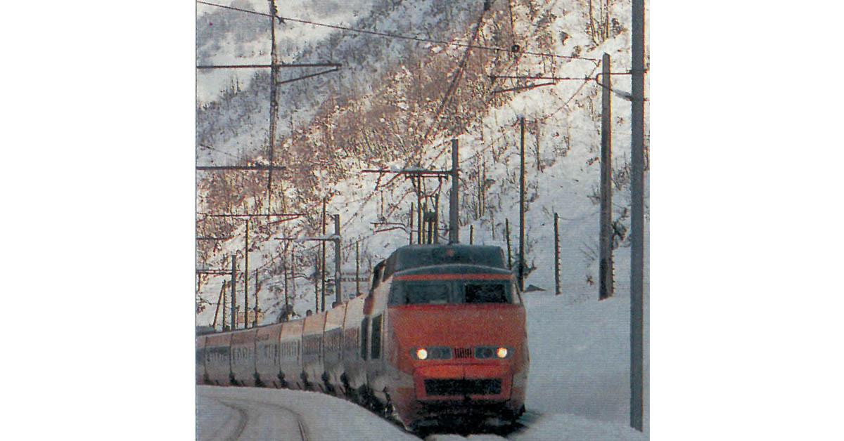 Il était une fois dans La Vie du Rail - 5) Il y a 26 ans, des trains et des jeux, 1992, les JO d’Albertville. 1 © CAV SNCF