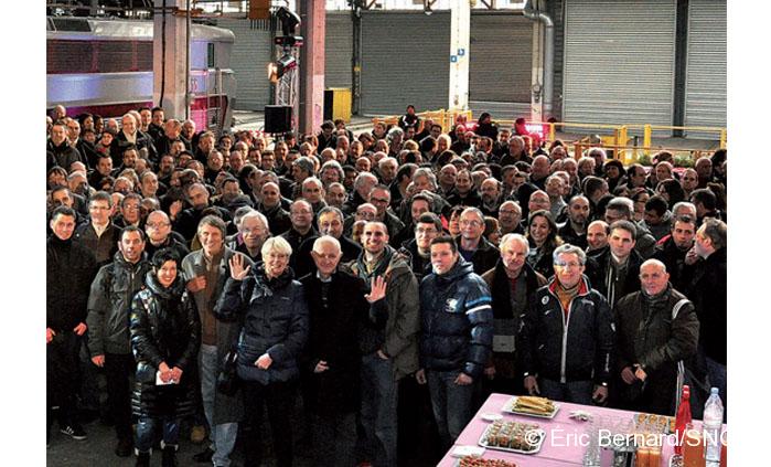 Il était une fois dans La Vie du Rail - 3)Les cheminots ferment le dépôt de La Chapelle 1 © Éric Bernard/SNCF