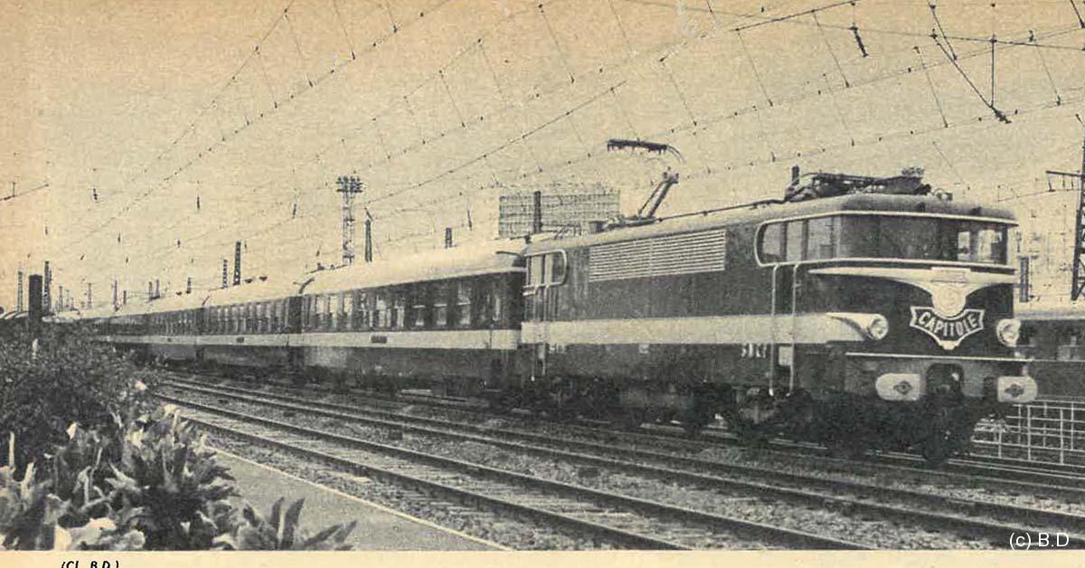 Il était une fois dans La Vie du Rail - 16) Il y a 51 ans, les voitures du Capitole. 18 (c) B.D