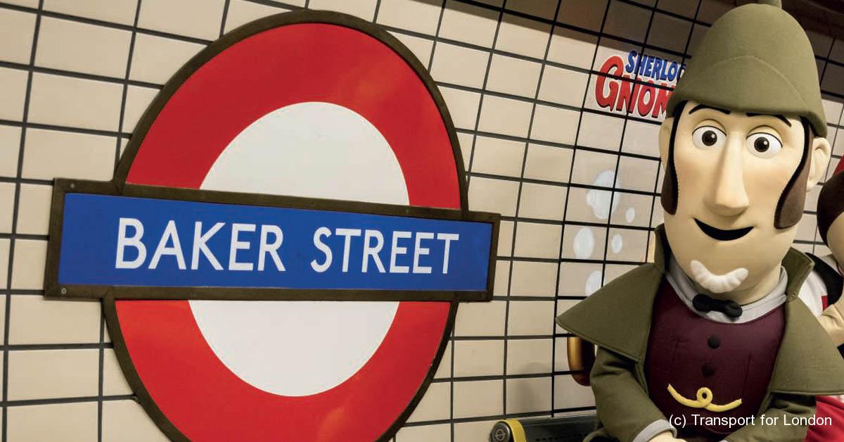 Londres Sherlock Gnomes fait sensation à la station Baker Street 16 (c) Transport for London