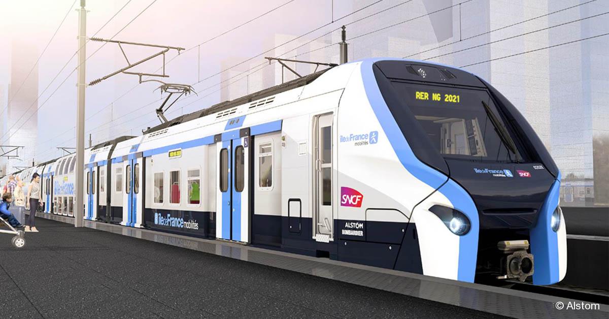 Île-de-France. C’est le futur RER des lignes D et E 10 © Alstom