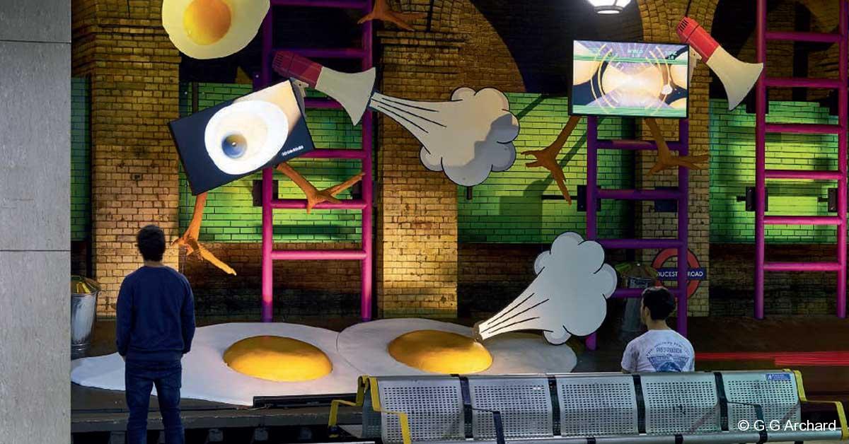 Londres. En 2018, dans le métro, les femmes prennent la parole 10 © G.G Archard