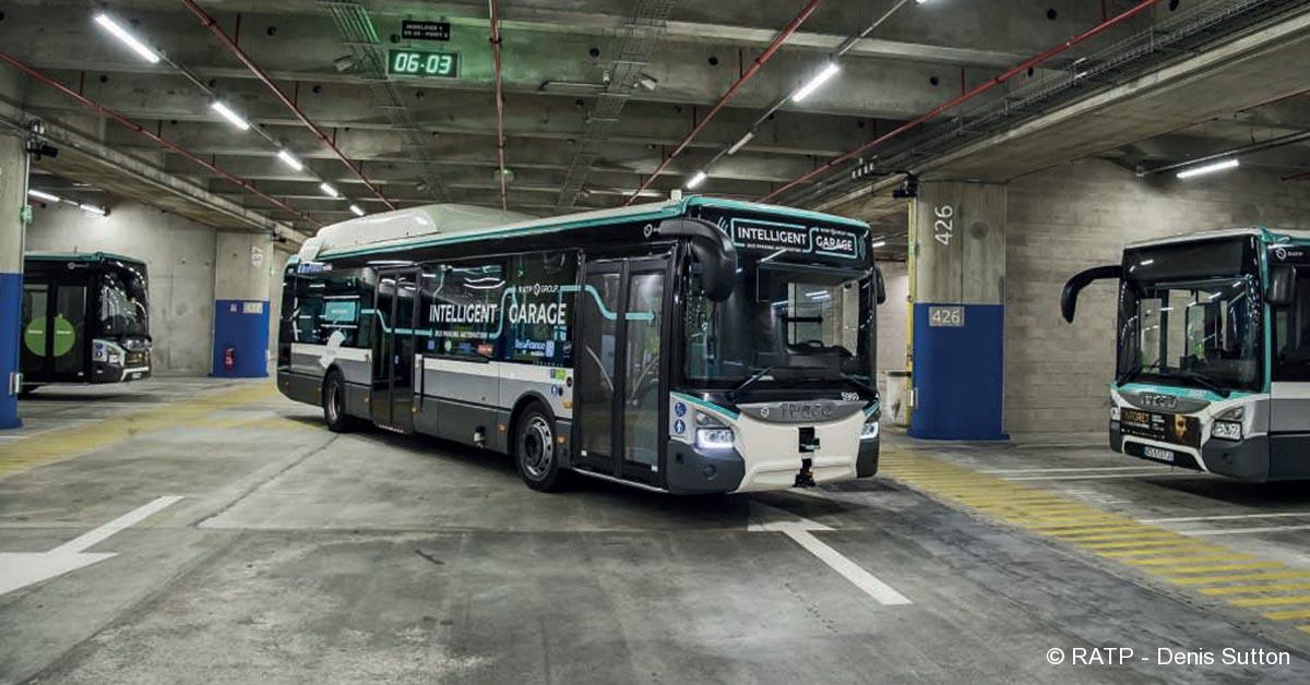RATP. Quand le bus se gare tout seul 1 © RATP - Denis Sutton