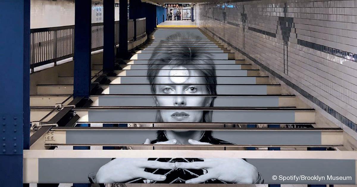 New York. Une station de Brooklyn rend hommage à David Bowie 8 © Spotify/Brooklyn Museum