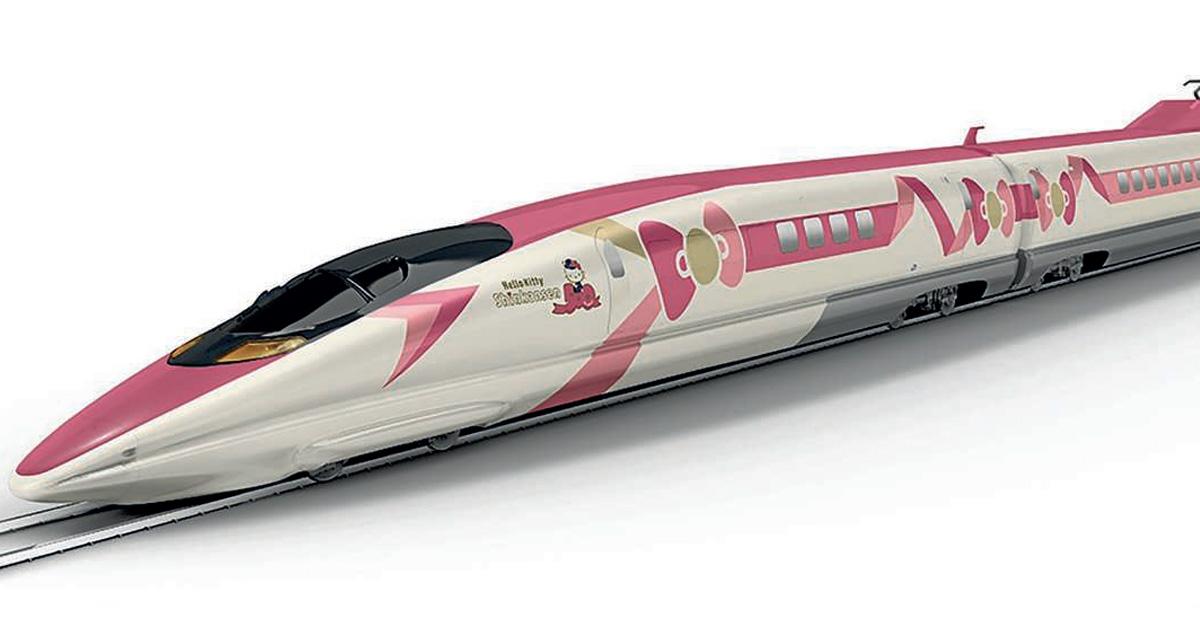 Japon. Shinkansen Hello Kitty : la grande vitesse en mode « kawaii* » 14 © JR West