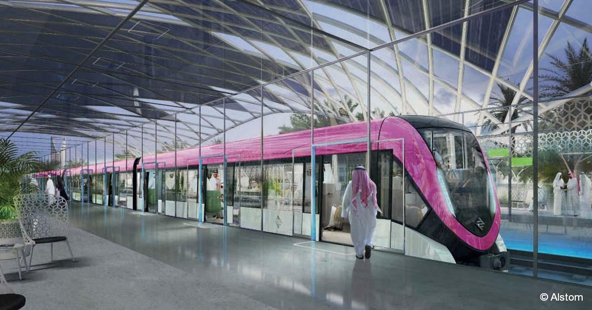 Arabie saoudite. Le consortium Flow, avec Alstom, remporte les lignes 3, 4, 5 et 6 du métro de Riyad. 10 © Alstom