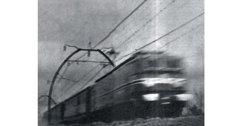 Il était une fois dans La Vie du Rail – 60) 330 km/h. Record du monde.28 et 29 mars 1955. 90 mètres par seconde !… 18 © United-Press