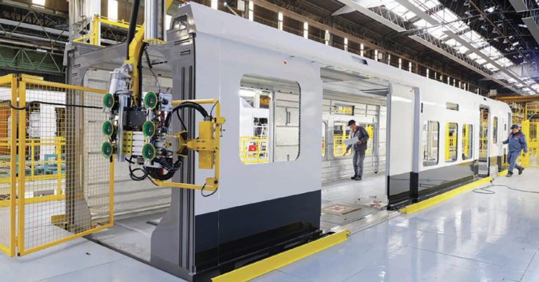 RER 2N NG. Pécresse visite les sites d'Alstom et de Bombardier 6 © Samuel Dhote