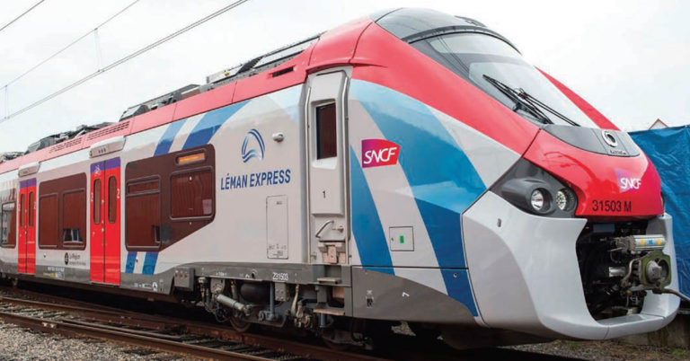 France-Suisse. C'est le Régiolis du Léman Express 2 © SNCF